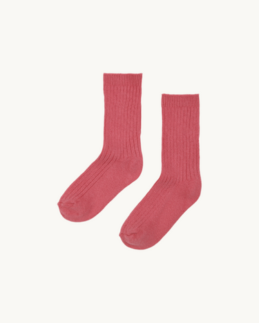 Ribbed Socks Berry