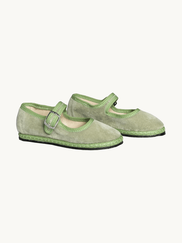 Velvet Shoes Sage