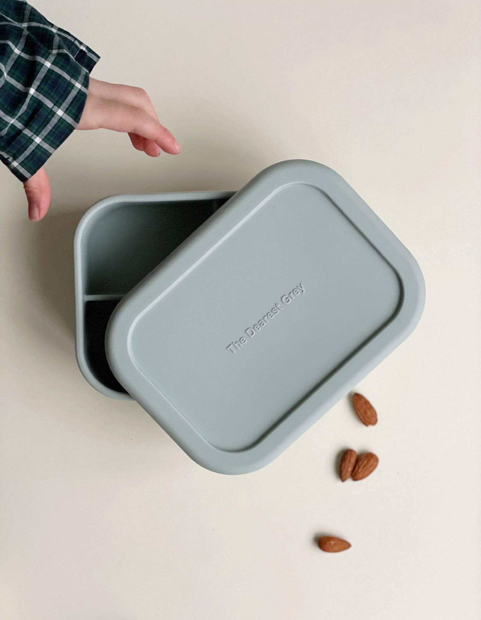 The Dearest Grey Silicone Bento Box