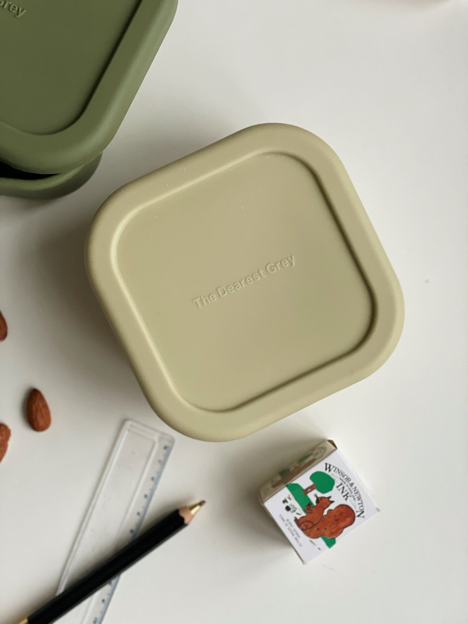 The Dearest Grey Silicone Bento Box