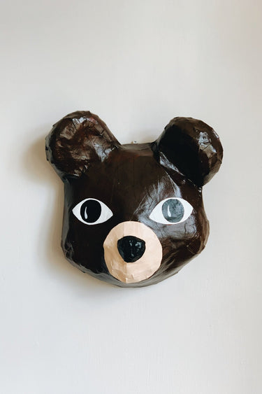 Papier-mâché Mask Bear from A Zoo In My Wall
