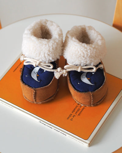 Beneath the Moon Baby Booties