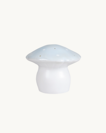 Medium Mushroom Lamp Blue