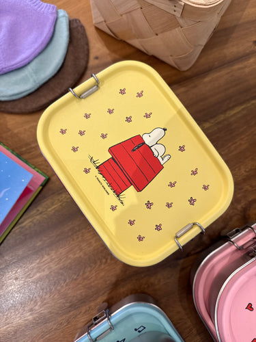 Small Snoopy Lunch Box Yellow