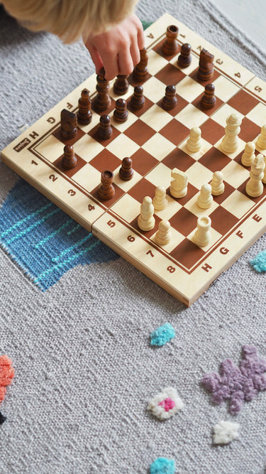 Chess in Wooden Case