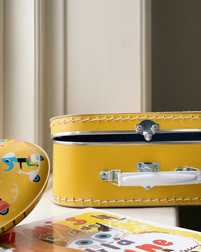 Yellow Cardboard Suitcase