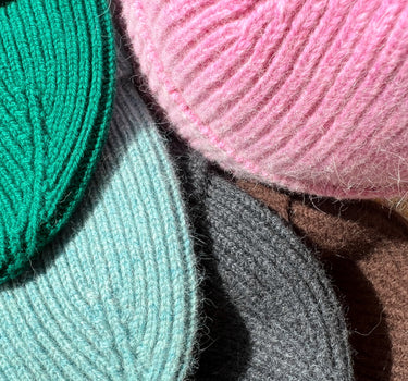 Lambswool Kids Beanie, Taffy