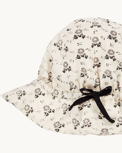 Cadia Baby Hat, Polka Floral Print