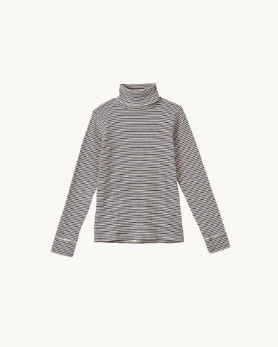 Claro Turtleneck, Grey & Cream