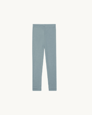 Wool & Silk Leggings Blue