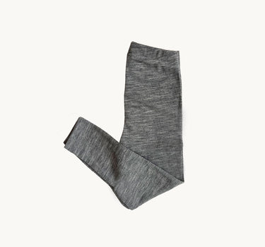 Wool & Silk Leggings, Light Grey