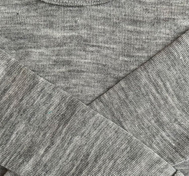 Wool & Silk Shirt, Light Grey