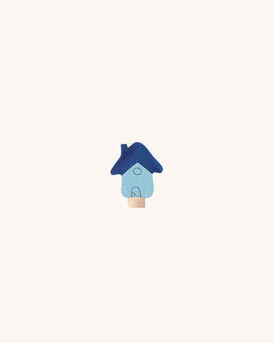 Decorative Figure Blue House