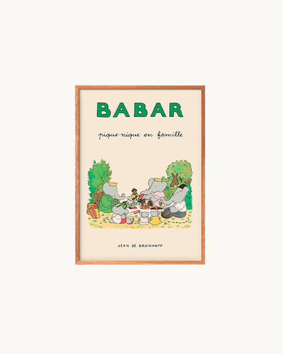 'Piquenique En Famille, Babar' Poster