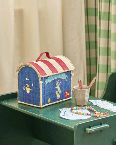 Extra Small Raffia Basket 'Circus'