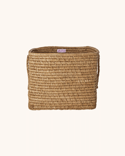 Raffia Storage Basket Tea