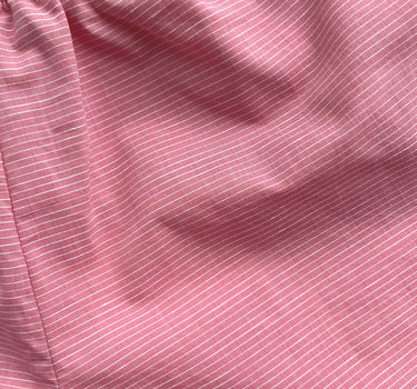 Cotton Pants, Pink White Stripes