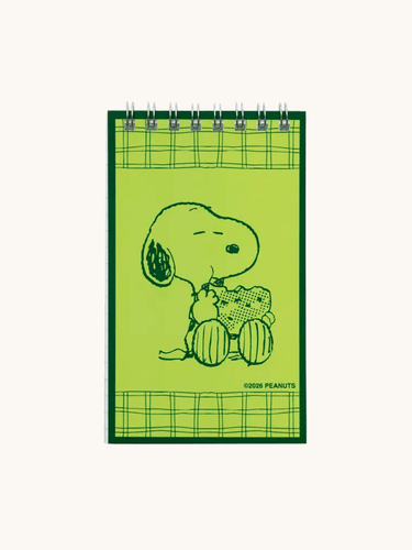 Snoopy Sketchbook Green