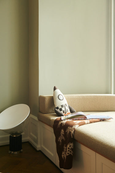 Organic Wool Blanket 65x90 Brown