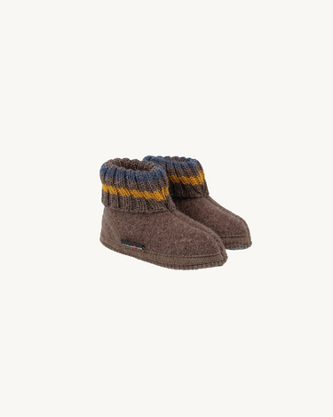 Wool Indoor Shoes Brown