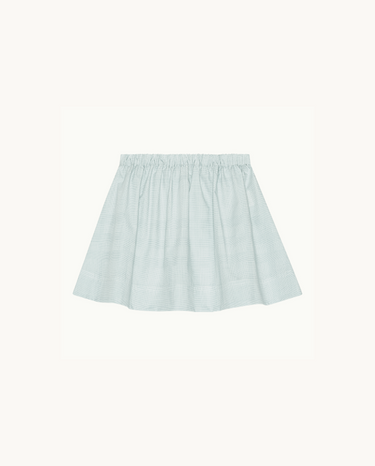 Checkered Blue Skirt