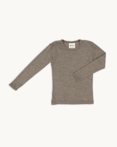 Wool & Silk Shirt Walnut