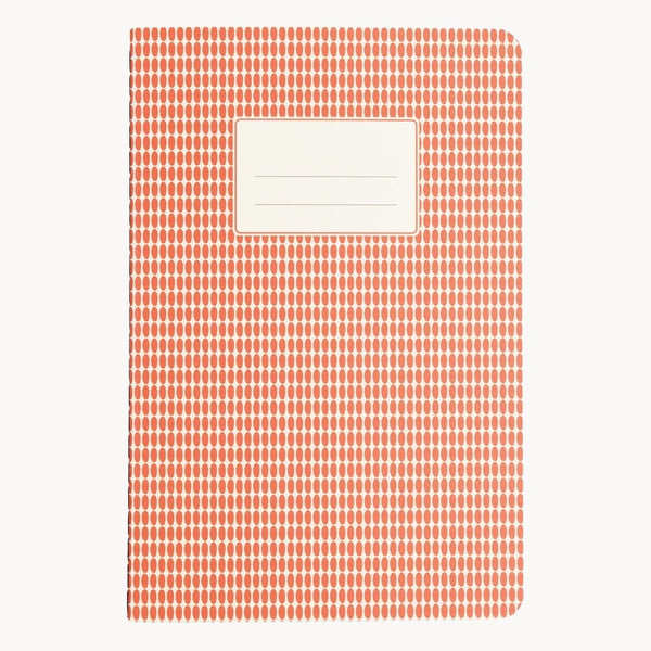 A5 Abstract Notebook, Orange