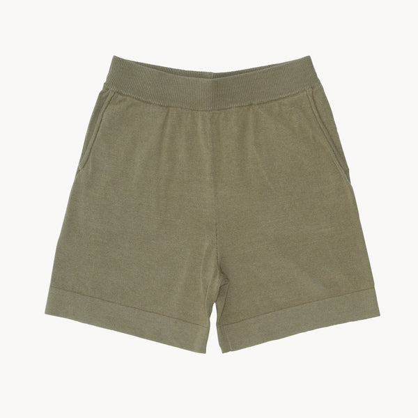 Knitted Shorts, Sage