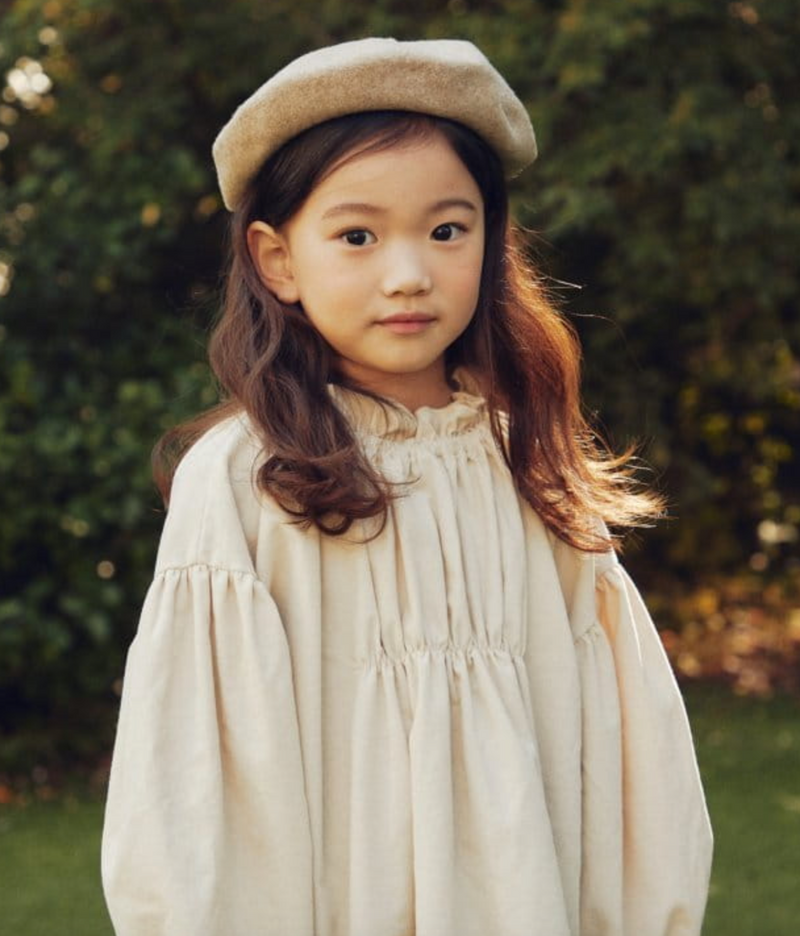Frill Dress, Ivory