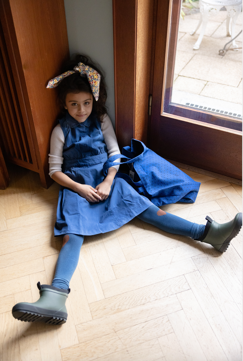 Penguin Dress, Blue