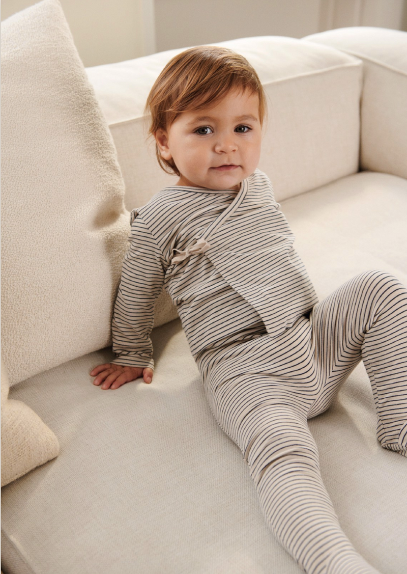 Facu Footed Striped Leggings