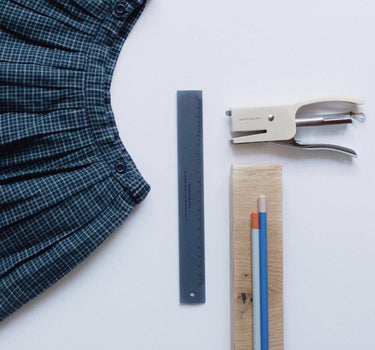 Bali Skirt in Blue Green Check from Caramel