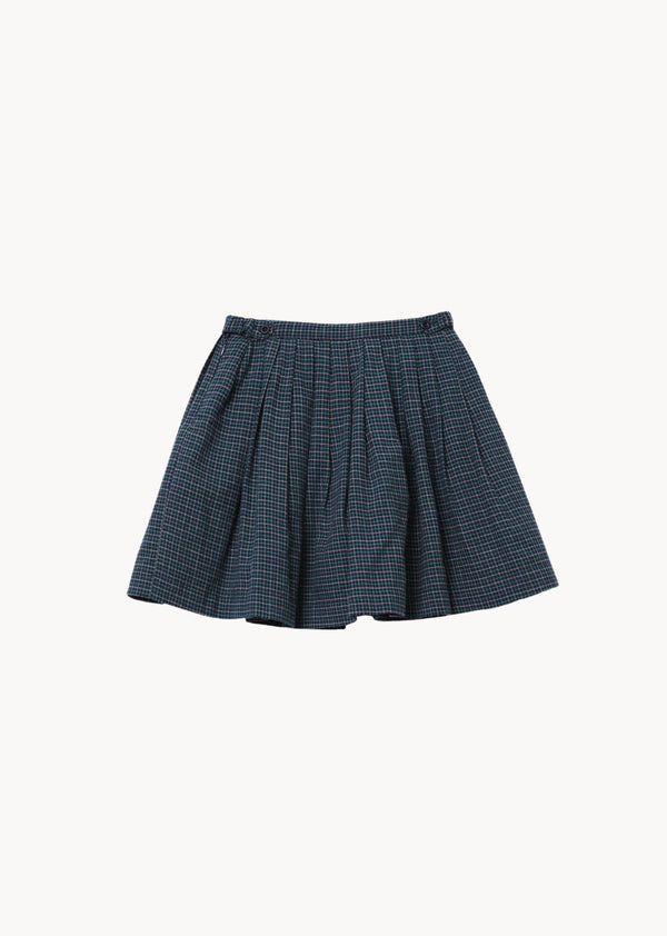 Bali Skirt in Blue Green Check from Caramel