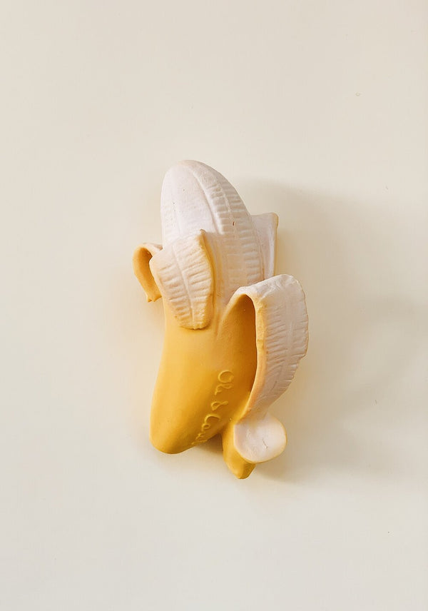 Chewable Baby Toy in Banana from Oil & Carol