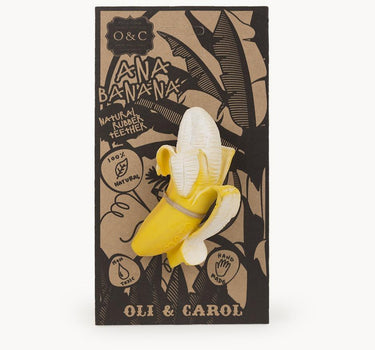 Chewable Baby Toy in Banana from Oil & Carol
