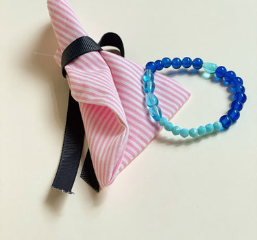Handmade Kids Bracelet, Blue Lake