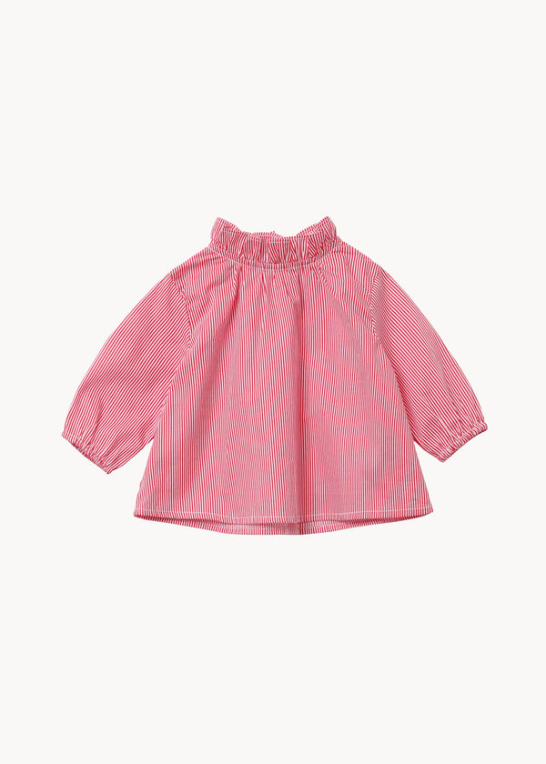 Miron Baby Blouse in Red Stripe from Caramel