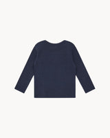 Organic Cotton Shirt in Dark Blue from Bonton