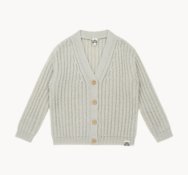 Light Grey Alpaca Cardigan